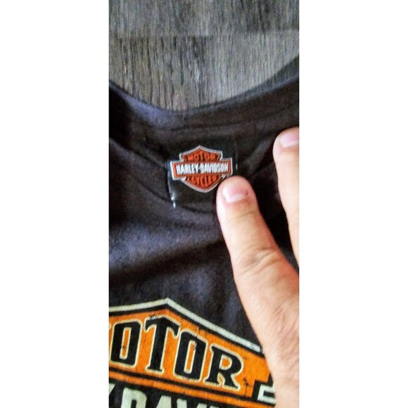 Lot of 2 Harley Davidson Motor Cycles Short Sleeve T-Shirts Size Large - Picture 3 of 5